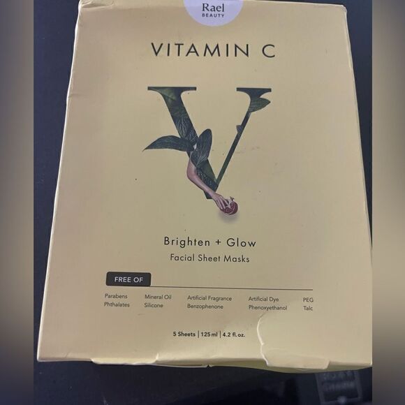 Rael vitamin c sheet masks - set of 5 nip - Picture 1 of 5